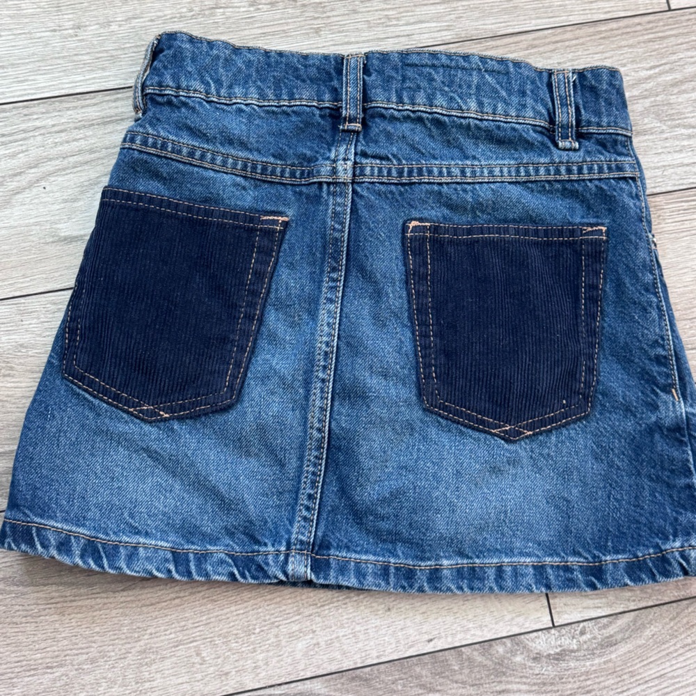 Zara Dark Blue Denim Mini Skirt
